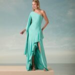 VESTIDO LONGO UM OMBRO SÓ MANGA AMPLA JERSEY - 50% OFF - Image 6