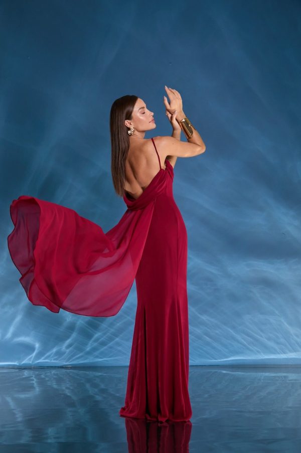 VESTIDO LONGO DEGAGÊ TOQUE DE SEDA - 30% OFF - Imagem 2