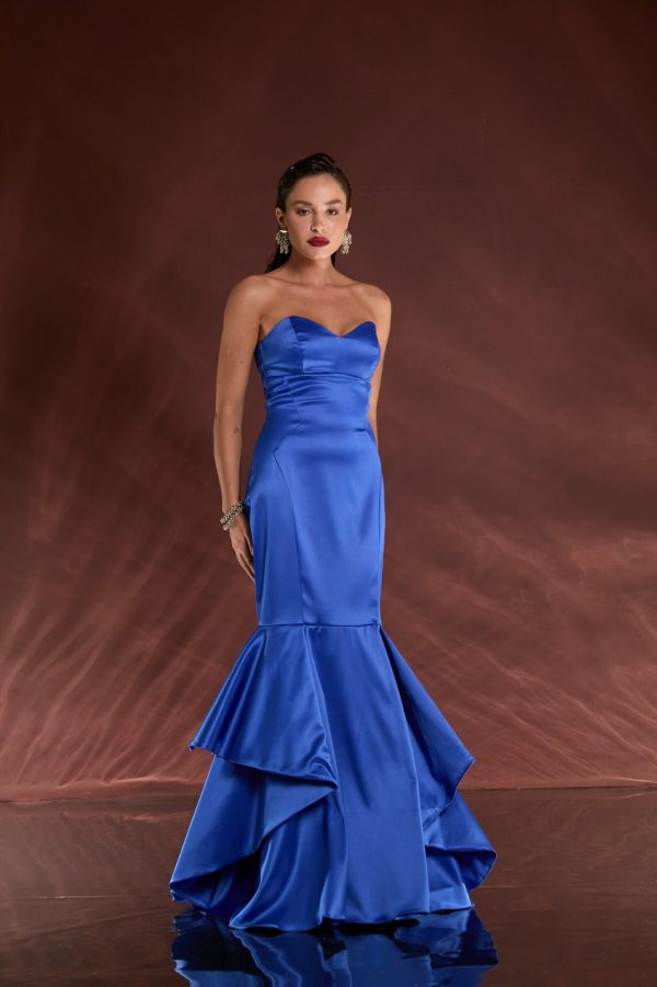 VESTIDO LONGO TQC SEREIA CETIM ESTRUTURADO - 40% OFF - Imagem 10