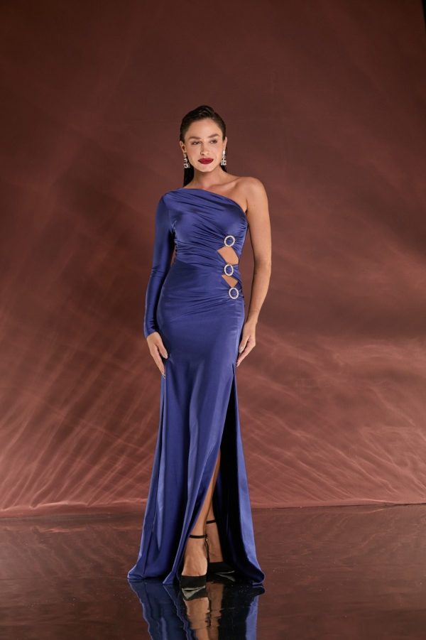 VESTIDO LONGO TRIO FIVELAS VAZADO JERSEY - 40% OFF - Imagem 9