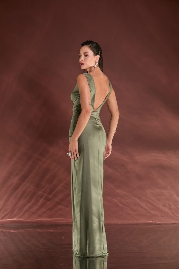 VESTIDO LONGO DECOTE PROFUNDO JERSEY - 40% OFF - Imagem 7