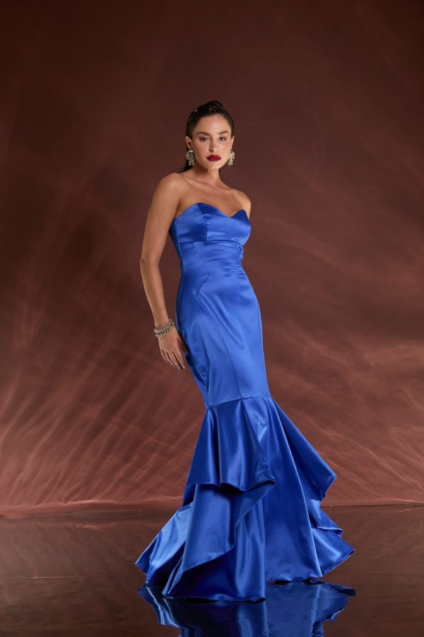 VESTIDO LONGO TQC SEREIA CETIM ESTRUTURADO - 40% OFF - Imagem 8